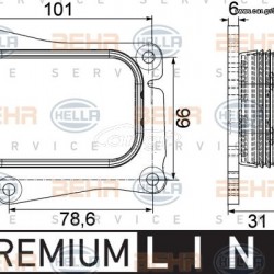 Ψυγείο Λαδιού Κινητήρα W203 W204 W211 Mercedes