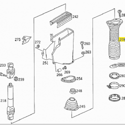 Φυσούνα (Μπότα) Κολόνας Τιμονιού 1338 Mercedes Benz