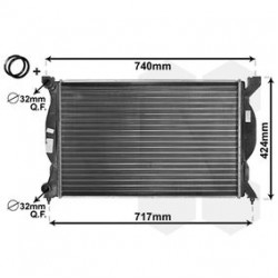 Ψυγείο Νερού Κινητήρα Audi A4 