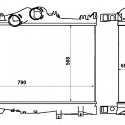 Ψυγείο Intercooler Atego Mercedes Benz