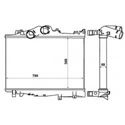Ψυγείο Intercooler Atego Mercedes Benz