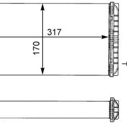 Ψυγείο Καλοριφέρ 709/809/814 Mercedes Benz
