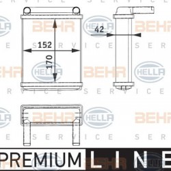 Ψυγείο Καλοριφέρ Sprinter 2T/3T W901 Mercedes Benz
