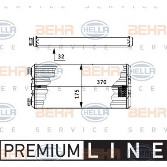 Ψυγείο Καλοριφέρ Actros MP2 MP3 Mercedes Benz