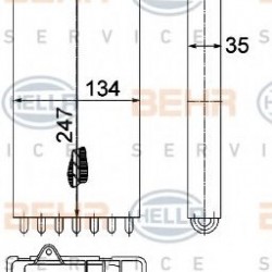 Ψυγείο Καλοριφέρ Peugoet 206 