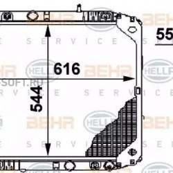 Ψυγείο Νερού Κινητήρα 1117/1120/1320 Mercedes Benz