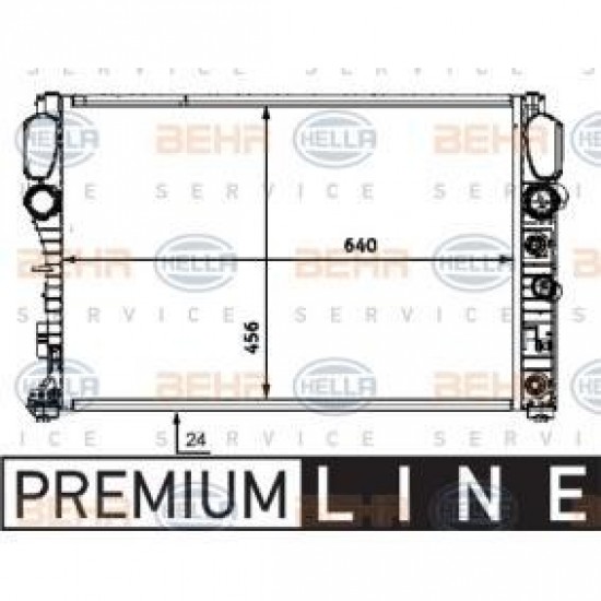 Ψυγείο Νερού Κινητήρα E-Class W211 Mercedes Benz