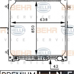 Ψυγείο Νερού Κινητήρα SK 1722 Mercedes Benz