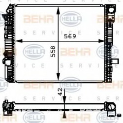 Ψυγείο Νερού Κινητήρα Atego Ι ΙΙ 98-04 Mercedes Benz