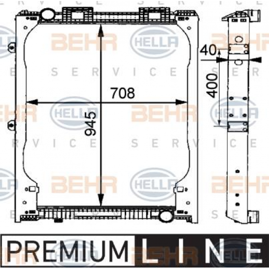 Ψυγείο Νερού Κινητήρα MAN S3 