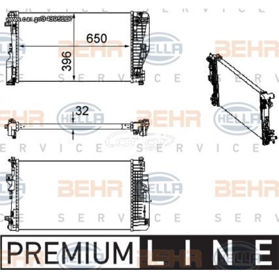 Ψυγείο Νερού Κινητήρα Vito W639 Mercedes Benz