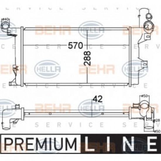 Ψυγείο Νερού Κινητήρα Atego Mercedes Benz