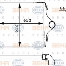 Ψυγείο Intercooler MAN S3 F2000 