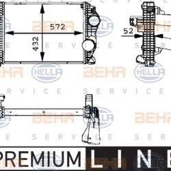 Ψυγείο Intercooler Atego I II Mercedes Benz
