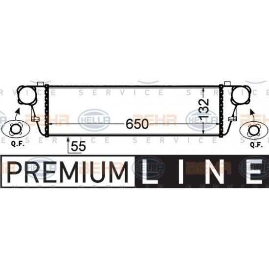 Ψυγείο Intercooler DM W203 Mercedes Benz
