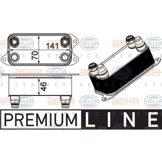 Ψυγείο Λαδιού Αυτόματου Κιβωτίου Ταχυτήτων Mercedes Benz