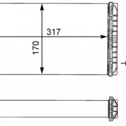 Ψυγείο Καλοριφέρ 814/817/1120/1320 Mercedes Benz