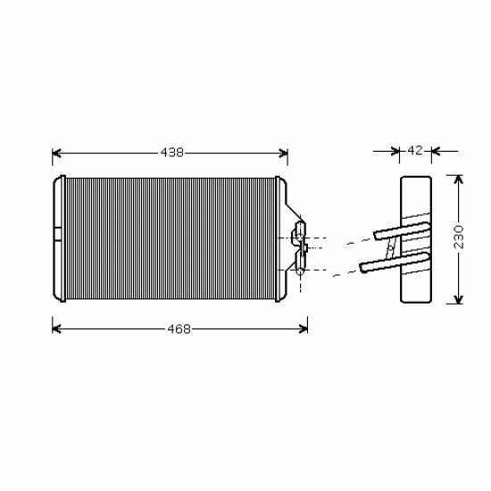 Ψυγείο Καλοριφέρ ΜΚ SK Mercedes Benz 